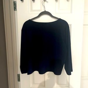 Sympli dark blue crop shirt bought new in 2023. Size 8.